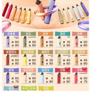 鎧斯 KIS5 磁吸式一次性電子煙 (6500口 18 種口味自由混搭)