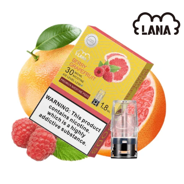 LANA1代LOGO漿果葡萄柚png XIAOKETOP 台灣電子煙專賣|主營各品牌煙彈主機霧化器