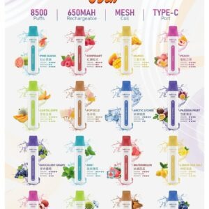 魅嗨 MEHA VBar 小白條一次性電子煙 (8500口 拋棄式)